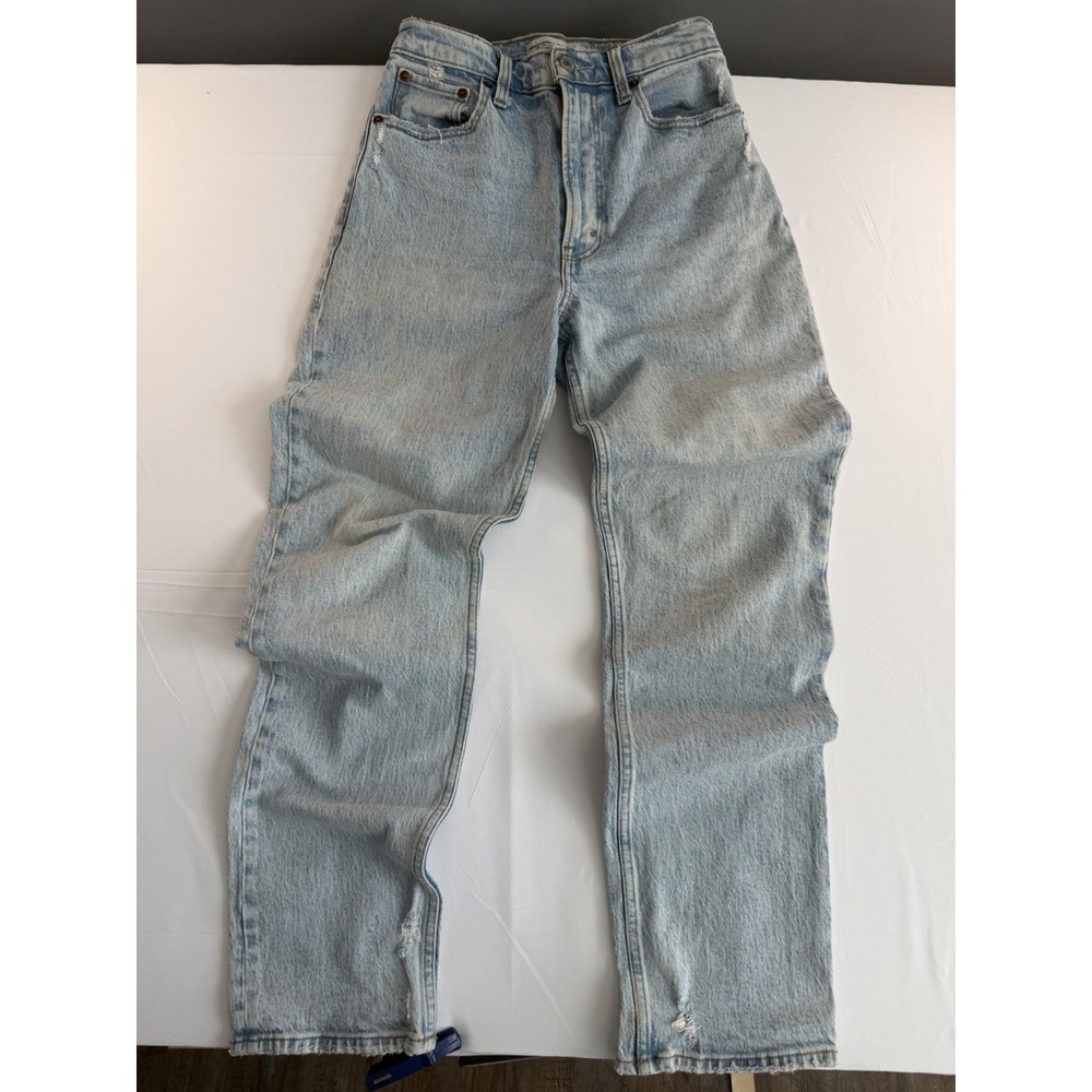 Abercrombie & Fitch Jeans Womens 25 90s Straight Curve Love High Rise Short